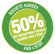 Pour service à la personne et société agréée par l'État