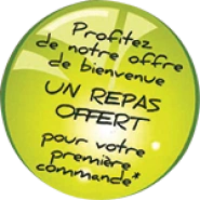 Pour l'offre commerciale 1 repas offert :